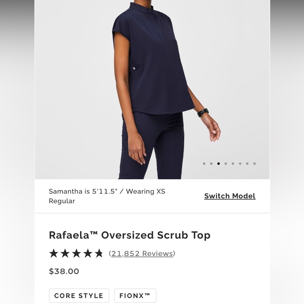 Figs Rafael Oversized Scrub Top